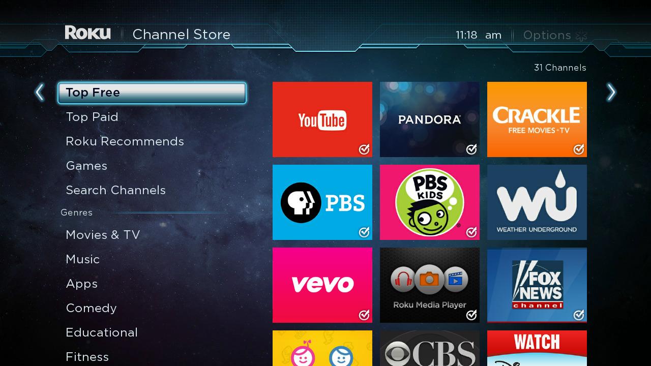 NCPL ROKU Channel Store